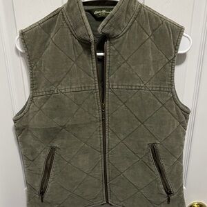 Eddie Bauer Olive Quilted Vest